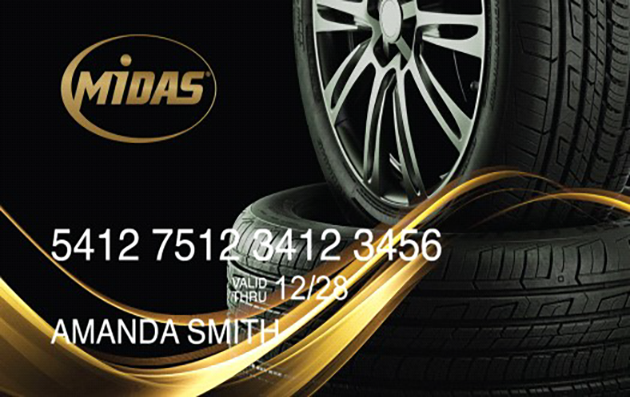Midas Credit Card Accepted Here